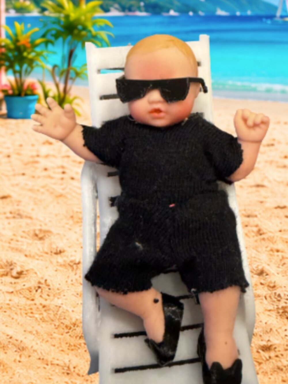 Baby Doll Sunglasses for Mini Zuru | Doll Summer Accessory